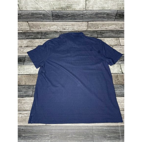 Calvin Klein Polo Shirt Mens XL Blue Short Sleeve - Picture 6 of 6